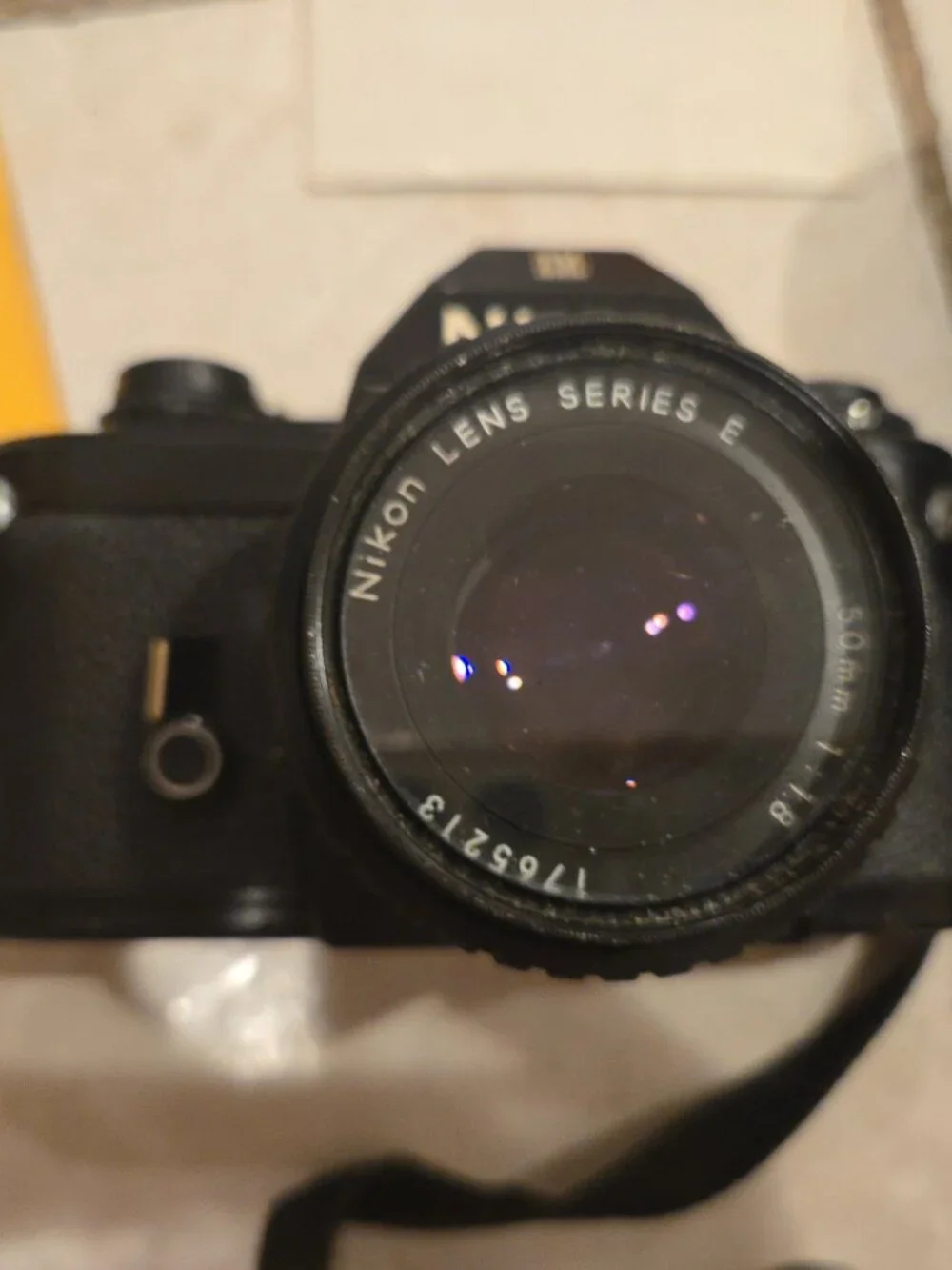 Vintage Nikon EM 35mm Film Camera Achiever 115A SB-E Speedlight Soligor Zoom Mac